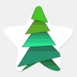 Heart Tree Star Sticker