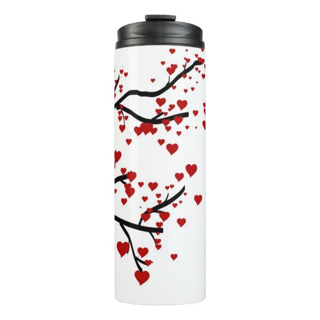 Heart Tree Thermal Tumbler (Front)