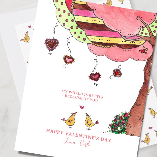Heart Tree Valentine Holiday Card (Creator Uploaded)