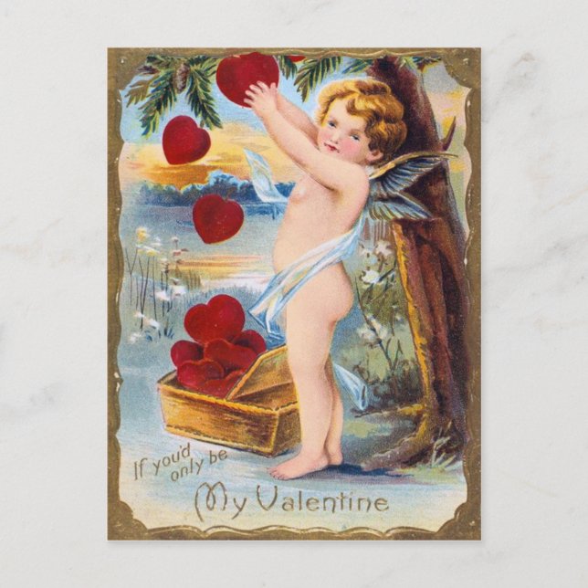 Heart Tree Valentines Postcard (Front)