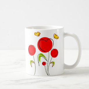Heart Tulips Mug