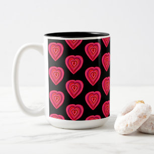 Heart Two-Tone Coffee Mug