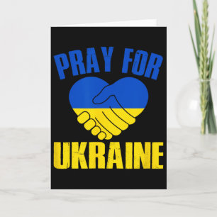 Heart Ukraine Stand With Ukraine Card