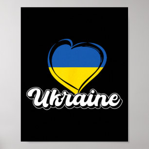 Heart Ukraine Travel Heritage Ukraine Poster