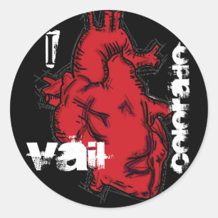 heart Vail Colorado stickers