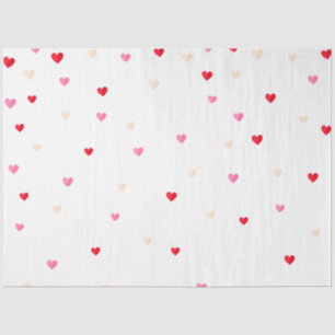 Heart Valentine Theme Baby Girl Shower Red Pink    Tissue Paper