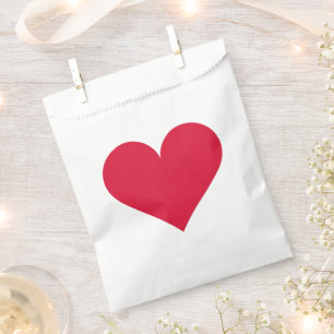 Heart Valentines Day Love Heart Favour Bag