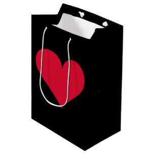 Heart Valentines Day Love Heart  Medium Gift Bag