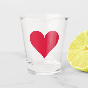 Heart Valentines Day Love Heart Shot Glass