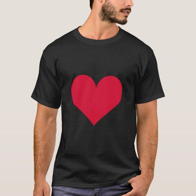 Heart Valentines Day Love Heart  T-Shirt (Front)