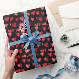 Heart Valentines Day Love Heart Wrapping Paper