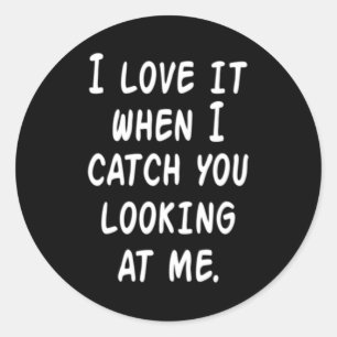 Heart Valentine's Day Love Romantic Funny Gift Classic Round Sticker