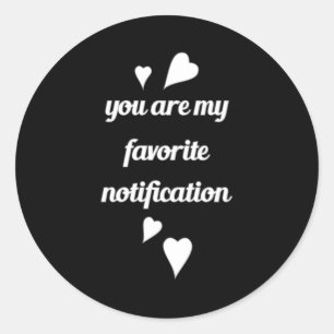 Heart Valentine's Day Romantic Love Funny Gift Classic Round Sticker