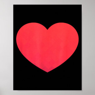 Heart Valentines Day Shirt - Graphic Novelty Love Poster