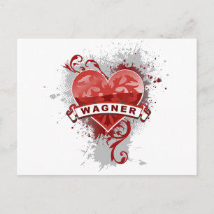 Heart Wagner Postcard
