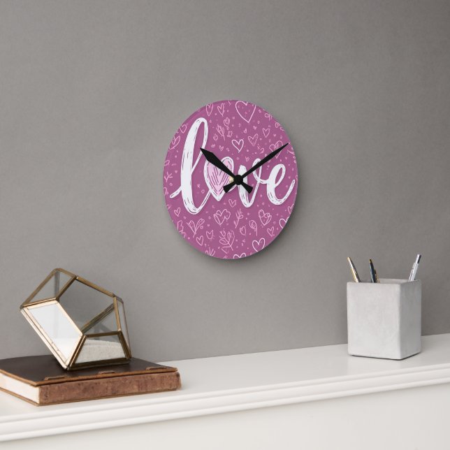 Heart Wall Clock (Office)