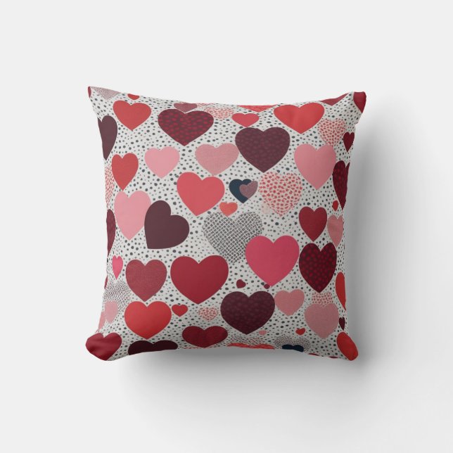 Heart warm  cushion (Front)