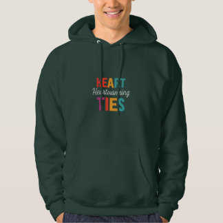 HEART WARMING TIED HOODIE