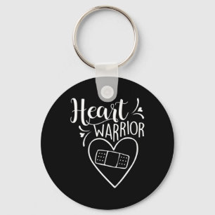 Heart Warrior Chd Awareness Present Congenital Hea Key Ring