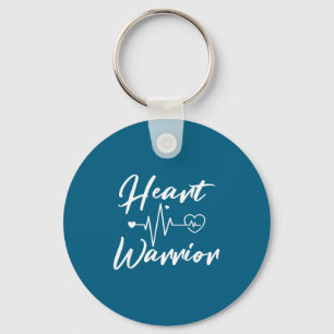 Heart warrior heart disease awareness month chd go key ring