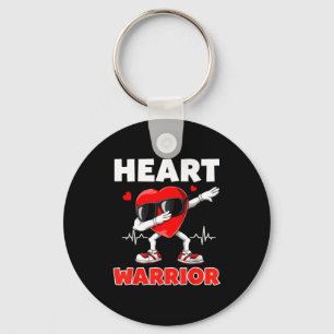 Heart Warrior Heart Disease Awareness Month Red He Key Ring