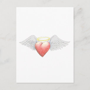 Heart Wing Halo Postcard