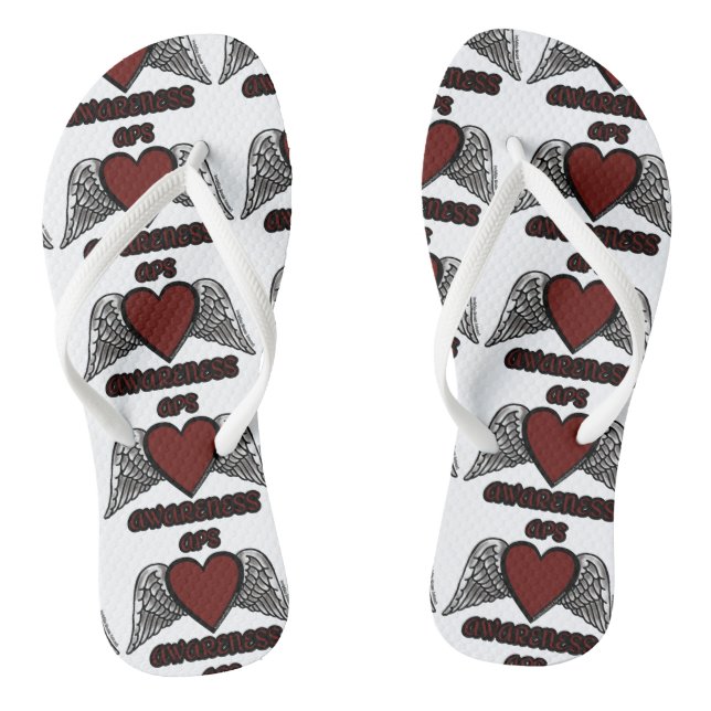 Heart/Wings...APS Thongs (Footbed)