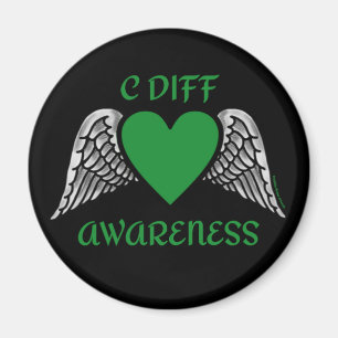 Heart/Wings...C Diff Magnet