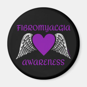 Heart/Wings...Fibro Magnet