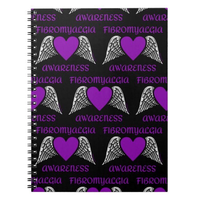 Heart/Wings...Fibro Notebook (Front)