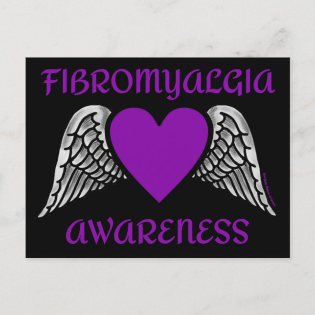 Heart/Wings...Fibro Postcard (Front)