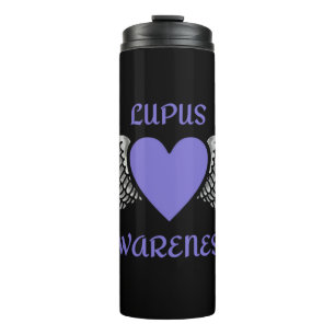 Heart/Wings...Lupus Thermal Tumbler