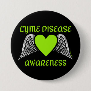 Heart/Wings...Lyme 7.5 Cm Round Badge