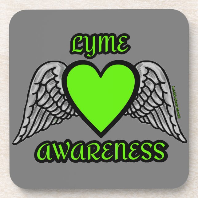 Heart/Wings...Lyme Coaster (Front)