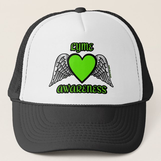 Heart/Wings...Lyme Trucker Hat (Front)