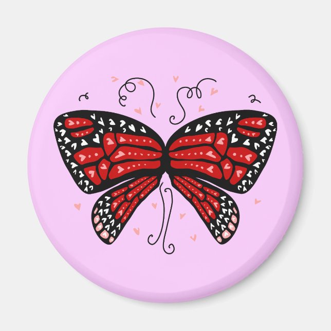 Heart Wings Magnet (Front)