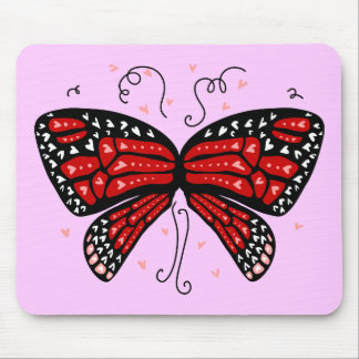 Heart Wings Mouse Pad