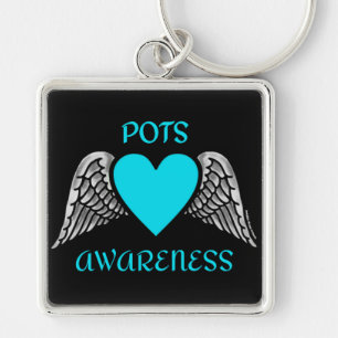Heart/Wings...POTS Keychain
