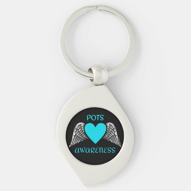 Heart/Wings...POTS Keychain (Front)