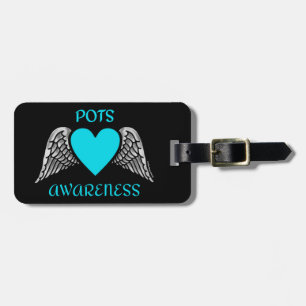 Heart/Wings...POTS Luggage Tag