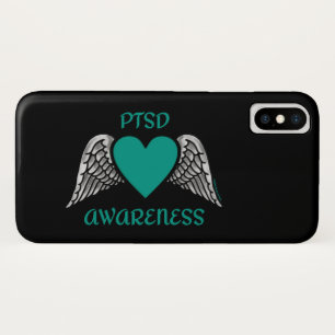 Heart/Wings...PTSD iPhone X Case