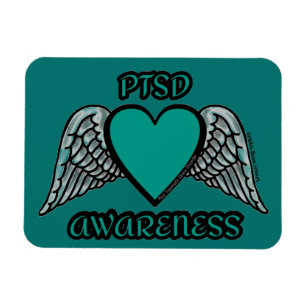 Heart/Wings...PTSD Magnet