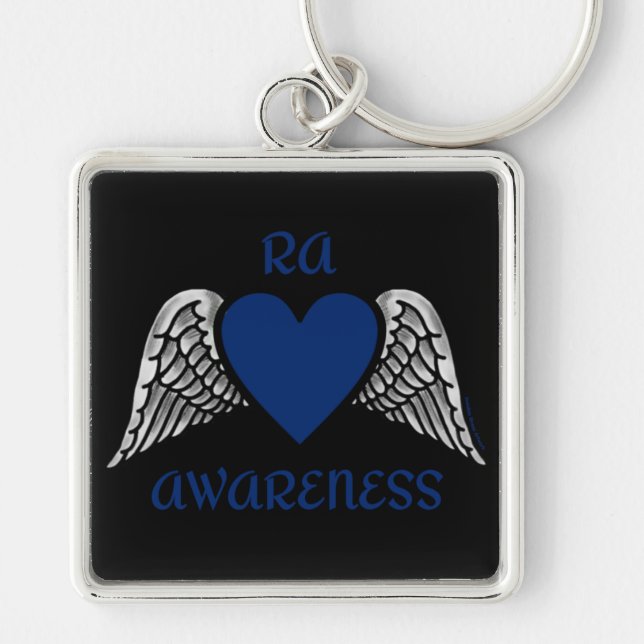 Heart/Wings...RA Keychain (Front)