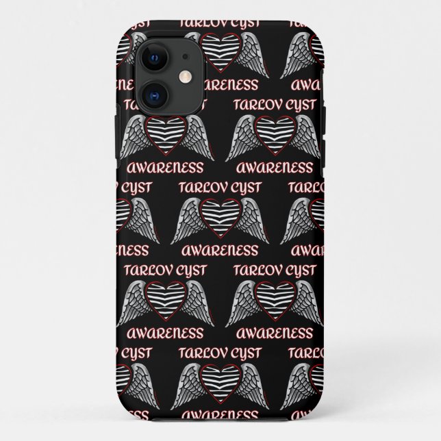 Heart/Wings...Tarlov Cyst Case-Mate iPhone Case (Back)