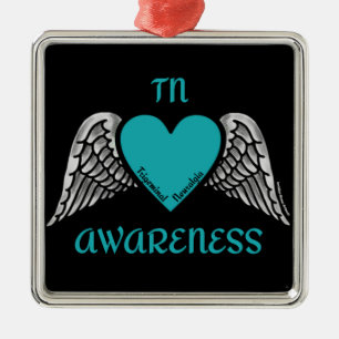 Heart/Wings...TN Metal Ornament