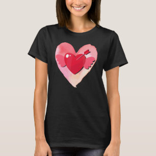 Heart Wings Valentine's Romantic Relationship Coup T-Shirt