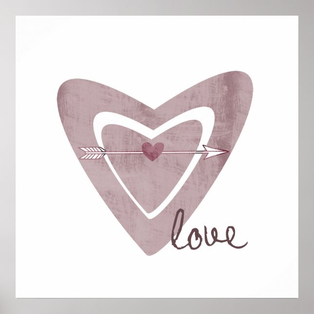 Heart with Arrow Poster (Front)