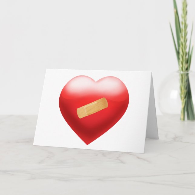 Heart with BandAid Card (Front)