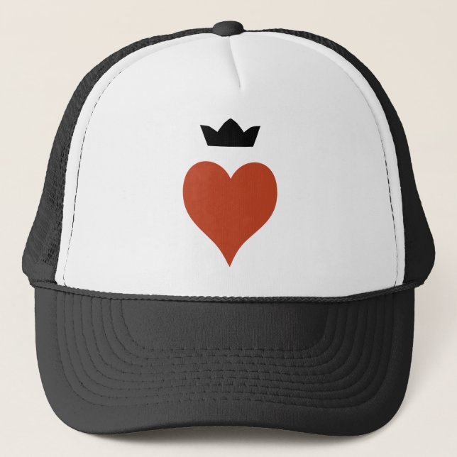 Heart with Crown Trucker Hat (Front)