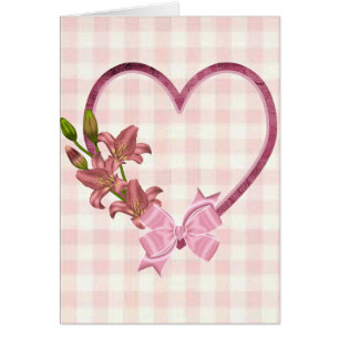 Heart with Floral Arrangement